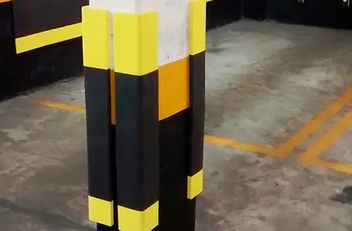 Protetor de coluna de prédio em Santos - Litoral Kap